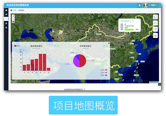 嘉士宝科技-新能源电站前期项目管理系统